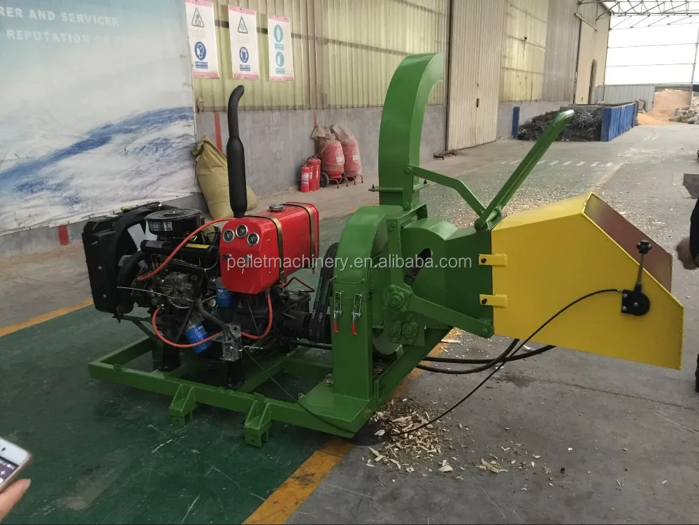 diesel engine wood chipper 