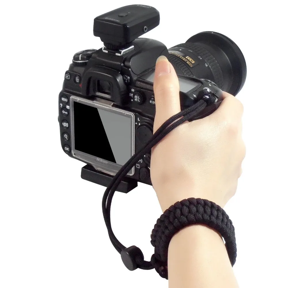 DIY Durable 550 Type III Paracord Camera Hand Grips For Men Women