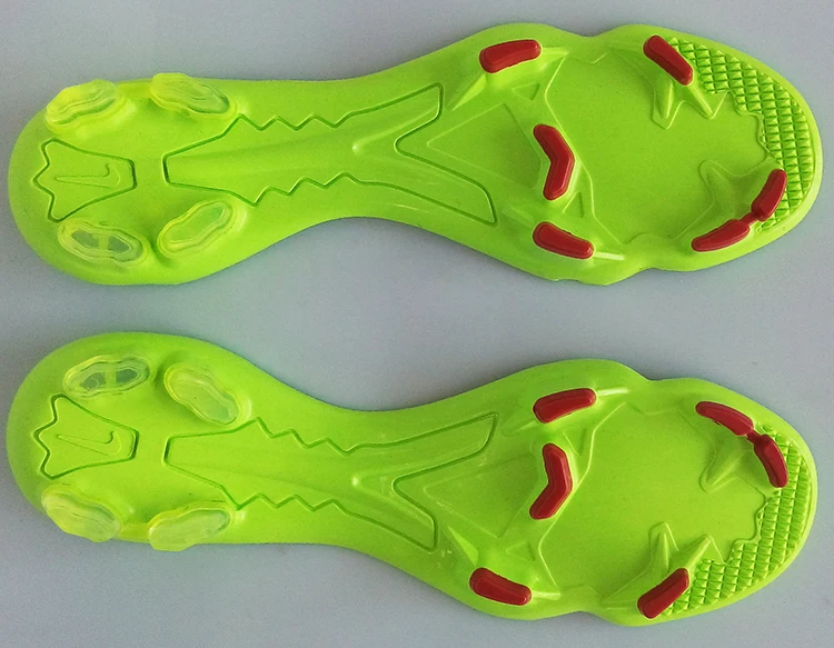 Outsole For Ladies Football Boots Green Color Soccer Shoe Outer Soles