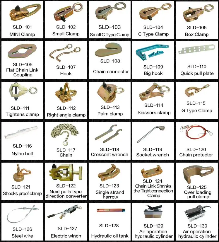 All Types Of Clamps For Car Frame Machine Jack Auto Body Basic
