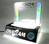 Acrylic Led DVD VCD video player exhibition stands display free standing