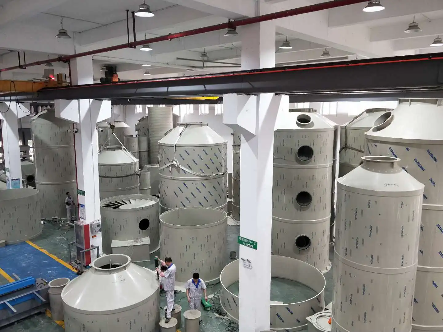 Desulfurization Dust Scrubber Tower, 3000cfm, Polypropylene - detail 6