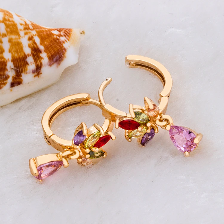 2017 Vietnam Trend Gold Plating Crystal Vogue Jewelry Earrings - Buy ...