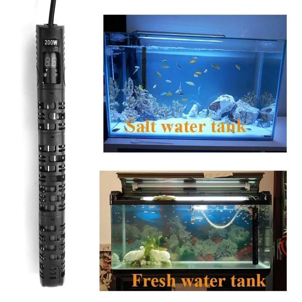 Seabillion Hl388 200w Led Digital Display Heater For Aquarium With