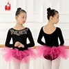 Wholesale Fashion Kids Tulle Ballet Dress Costumes Long Sleeve Girls Ballet Dance