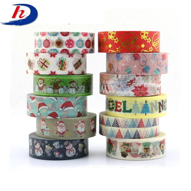 Custom Color Removable Diy Christmas Cute Packing Deco