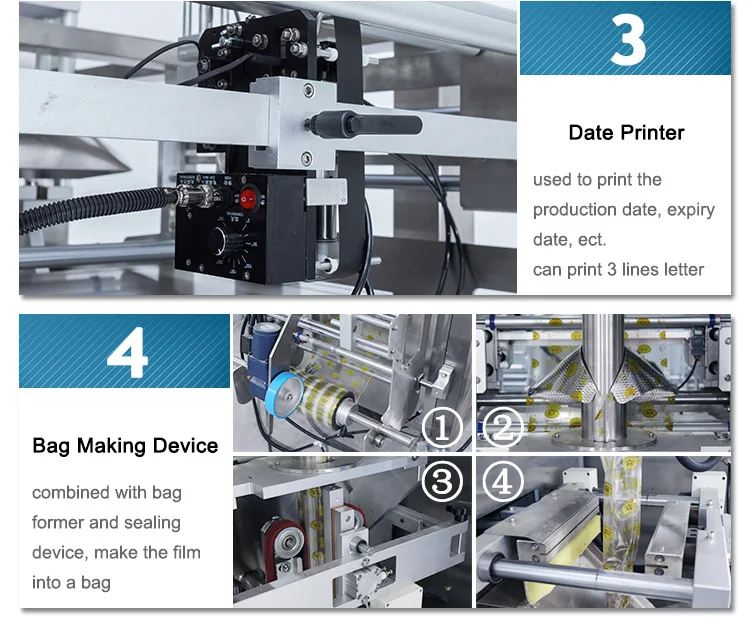 High Speed Servo Cashew Snack Food Packing Machine
