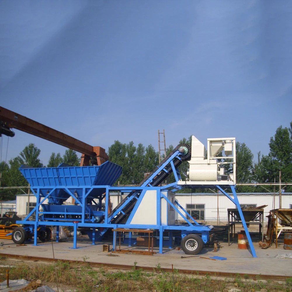 Mhzs50 Wet Mix Mobile Concrete Batch Plant For Sale Buy