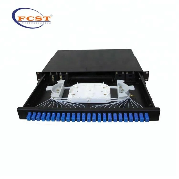 Fcst 24 48 Core 1u 2u Fiber Optic Rack Mount Type Fiber