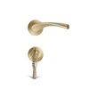 American Style Brass Door Handle Satin Brass Bedroom Door Handle CL-0261