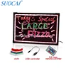 Custom led writing board pop style reuwritable advertising display board