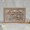 Guangzhou personalized beautiful laser cut 3D pop up card in paper craft for merry christmas