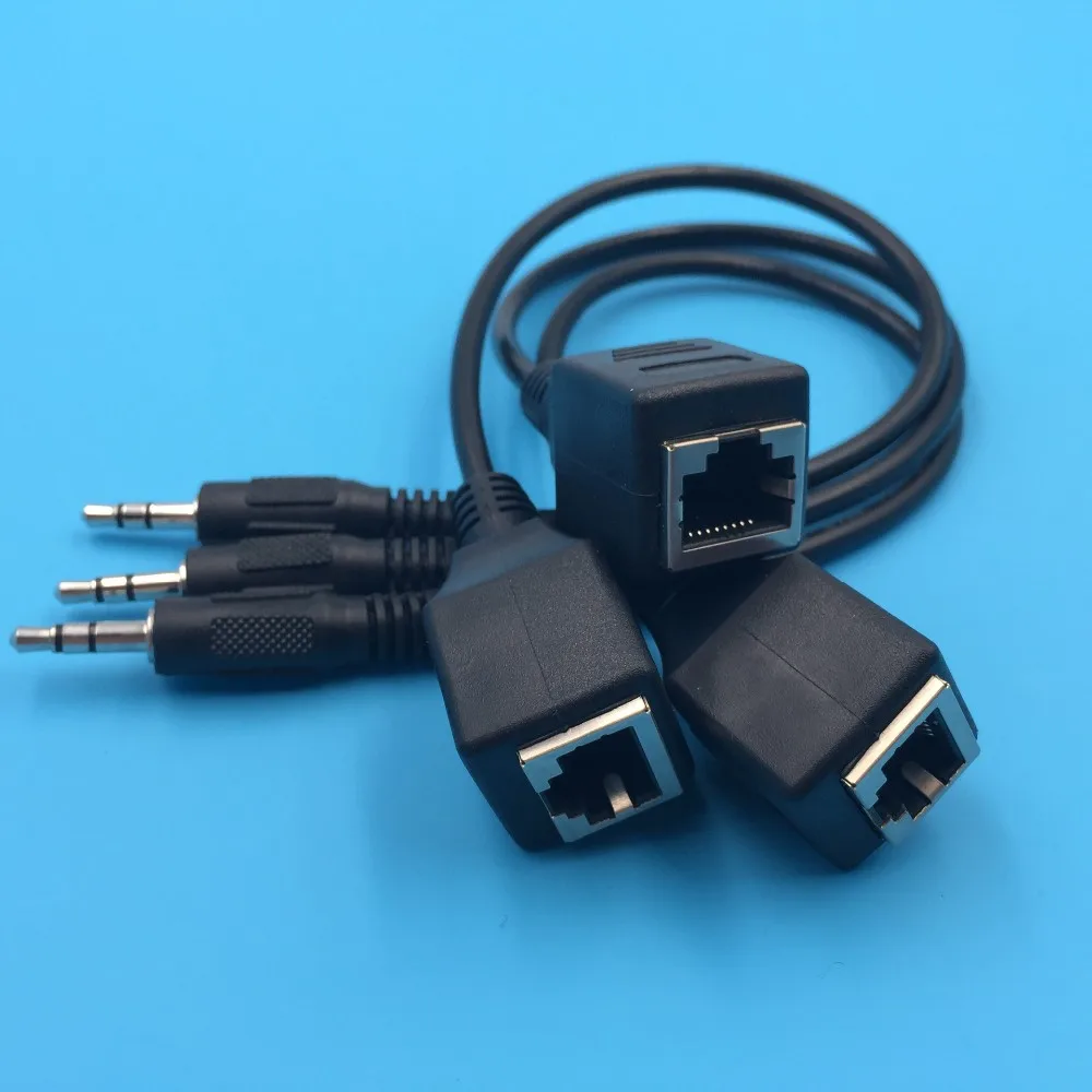 3.5mm Male To Rj45 Female Port Adapter Cable Vod/ktv Touch Screen Cable