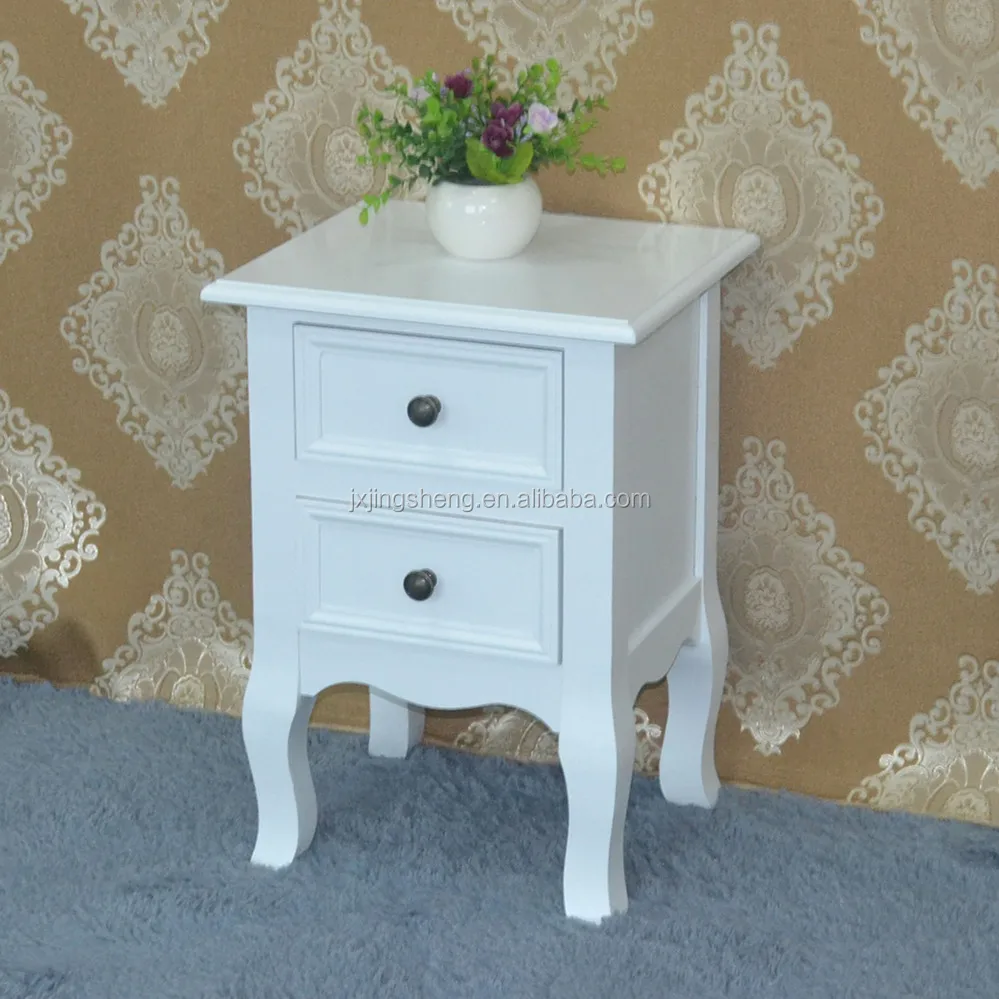 Shabby chic vintage witte lade borst nachtkastje hout antieke ...