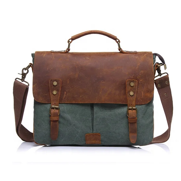 mens canvas satchel