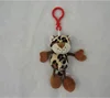 wholesale Factory Tiger Leopard Cheetah soft plush toy keyring stuffed animal shaped keychain custom soft animal design keychain