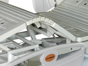 Electric 7 functions hospital bed with weight scale in hospital ICU room