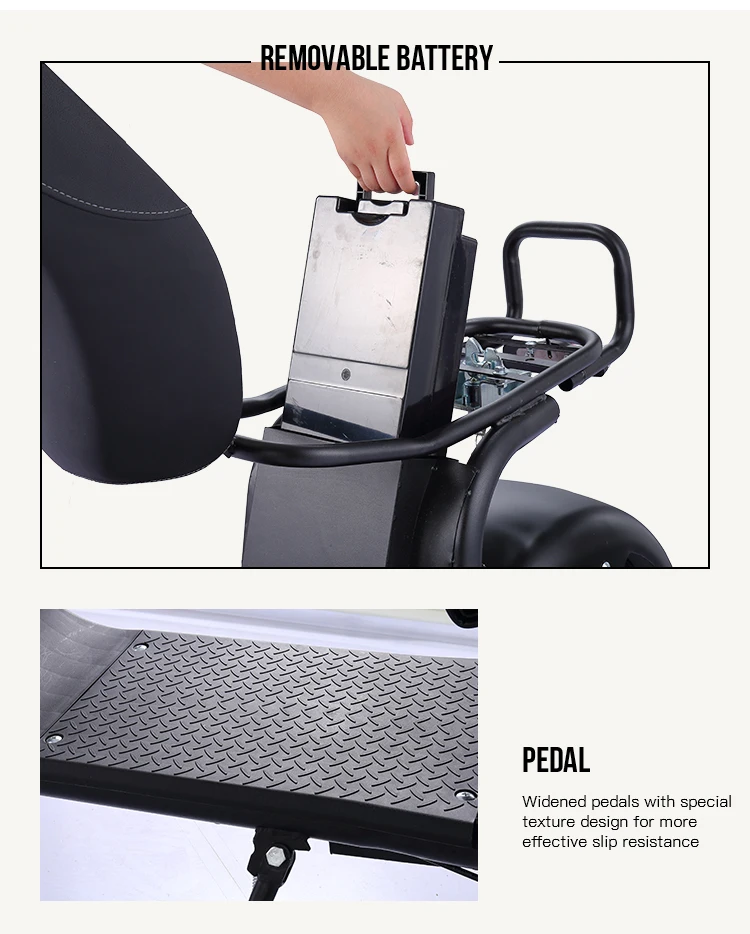 Wholesale Two Wheel Fat Tire Electric Scooter Adult With Seat