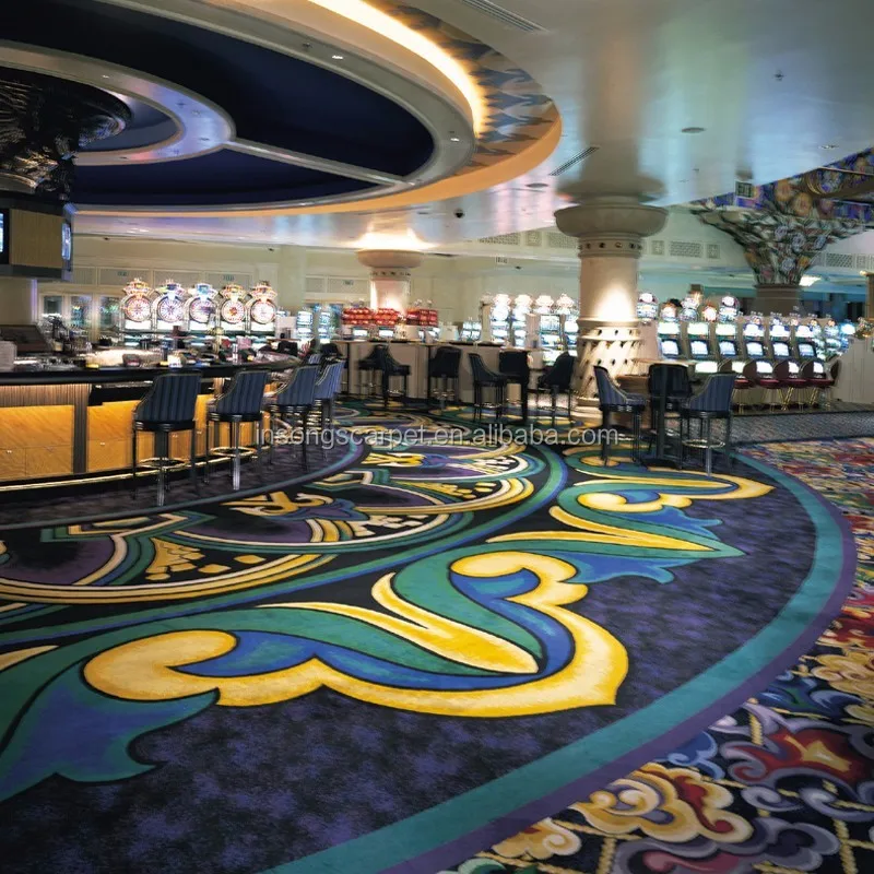 Nylon Printing Carpet Factory,Game Room Carpet,Luxury Casino Carpet