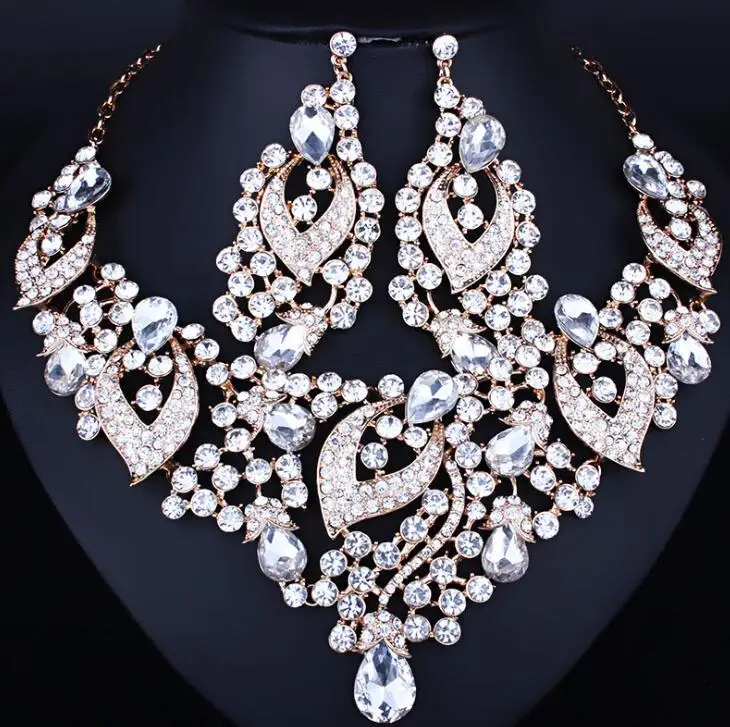 American Simple Diamond Artificial Bridal Jewellery Sets Buy