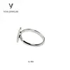 Customize 316L Stainless Steel Signet Ring Base with Flat Pad for Jewelry Making Adjustable Bang Ring