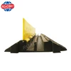 manufacturer price road safety black rubber cable ramp 2 channel