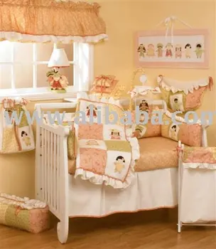 Peach Cream Boutique Girl Baby Bedding Crib Sets Nursery Decor