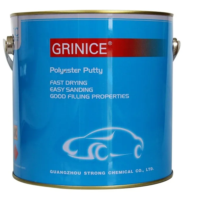 Car Dent Repairing Good Filling Performance Epoxy Steel Auto Poly Putty