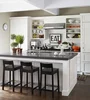 Trlife customized solid wood kitchen designs shaker door kitchen cabinet White Plain Shaker Cabinet Design Modular Kitchen