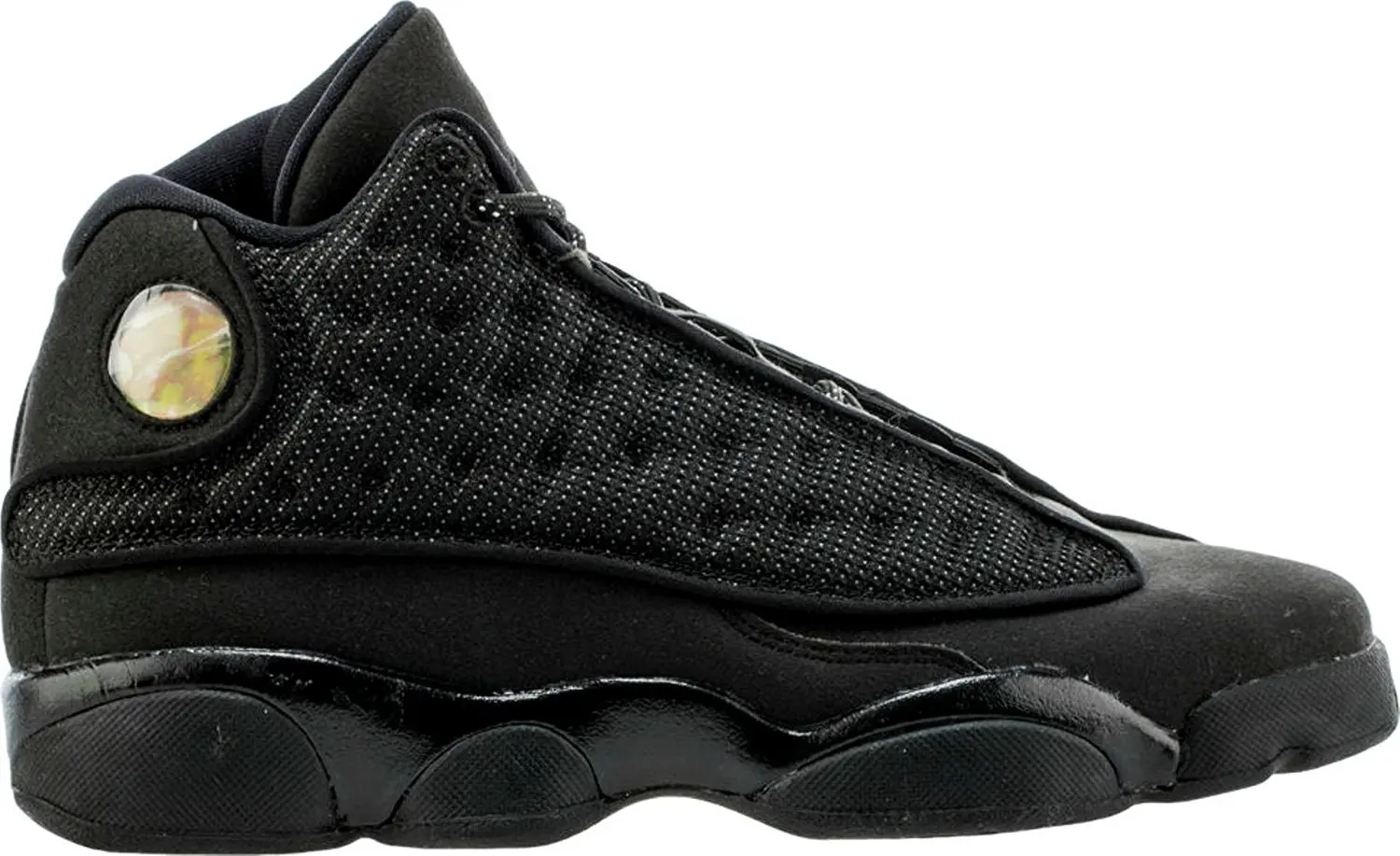 Nike Air Jordan 13 Retro Black Cat 2017 GS Big Kids Youth Black Anthracite 884129-011 (5.5)