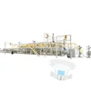 Best New Full Servo Fully Automatic Disposable Cartoon Men Woman Patient Adult Diaper Production Line Making Machine Price