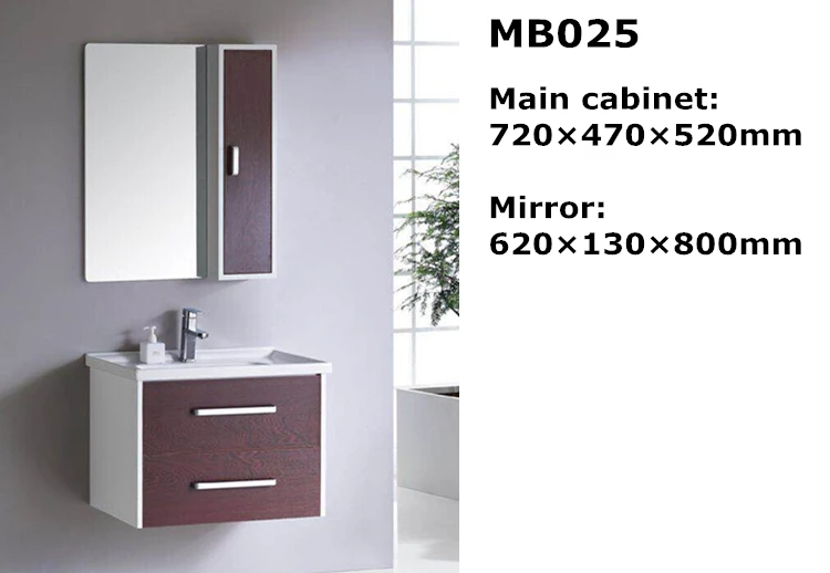 Small size plywood free standing bathroom vanity cabinet