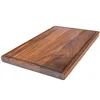 Wood Chopping and Carving Countertop Block with Juice Drip Groove