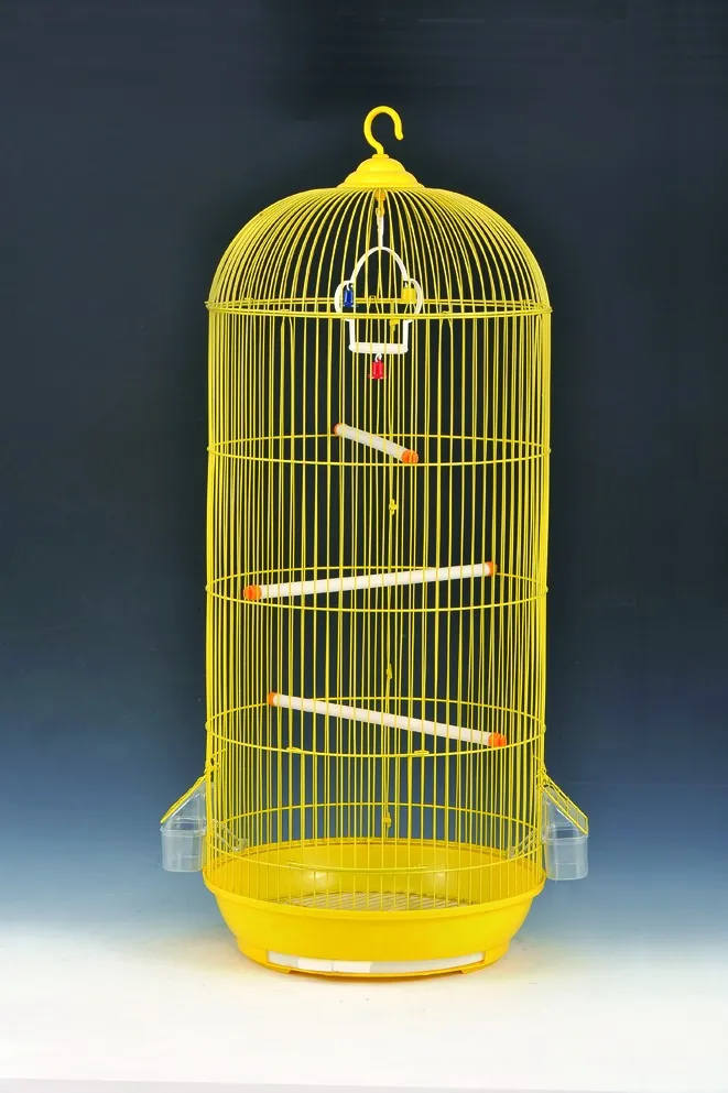 Folding Parrot Iron Wire Bird Cage 33x33x80cm - Buy Bird Cage,Round