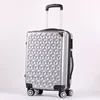 Customize design open new mould code lock spinner 4 wheels full lining 20 24 28 inch abs 3pcs trolley suitcase luggage set