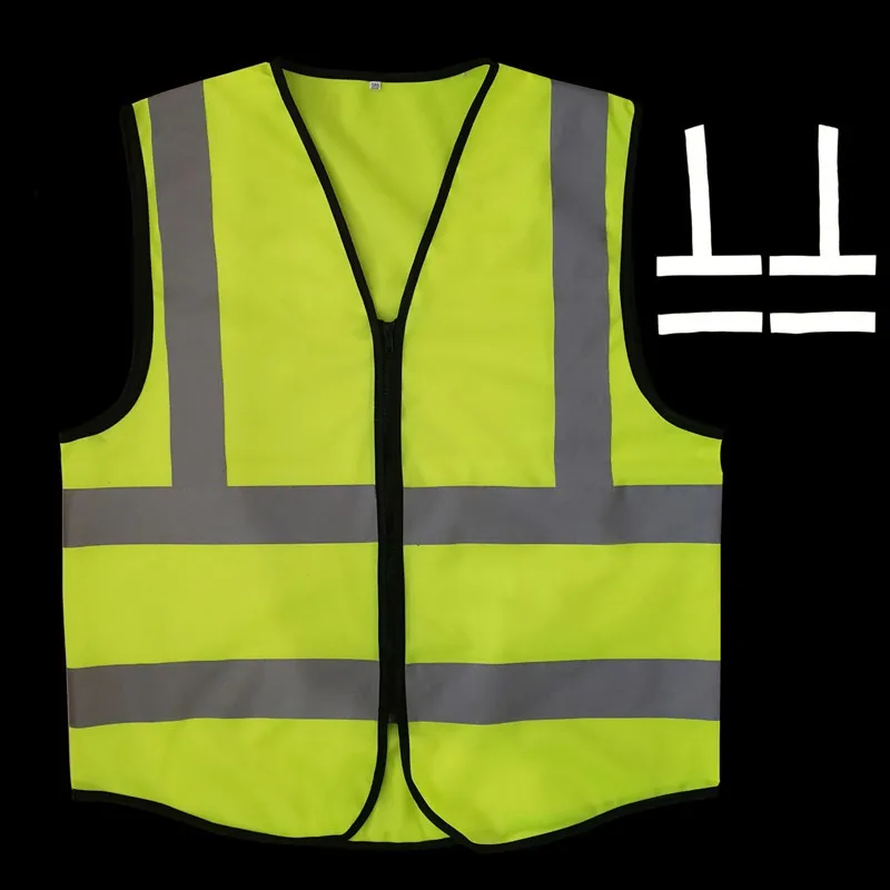 Wholesale Polyester Custom Safety Reflex Reflector Vest With Free