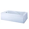 Hotel used two side apron acrylic portable bathroom bath tub (420)