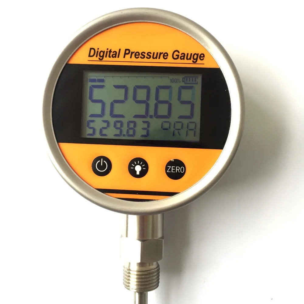 Ss Pt100 Industrial Hydraulic Oil Digital Display Temperature Gauge ...