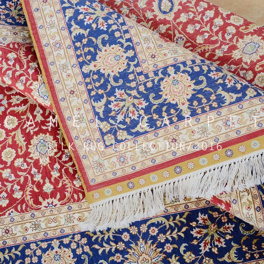 All Over Hereke Design Pure Silk Dubai Handknotted Carpet Buy Dubai