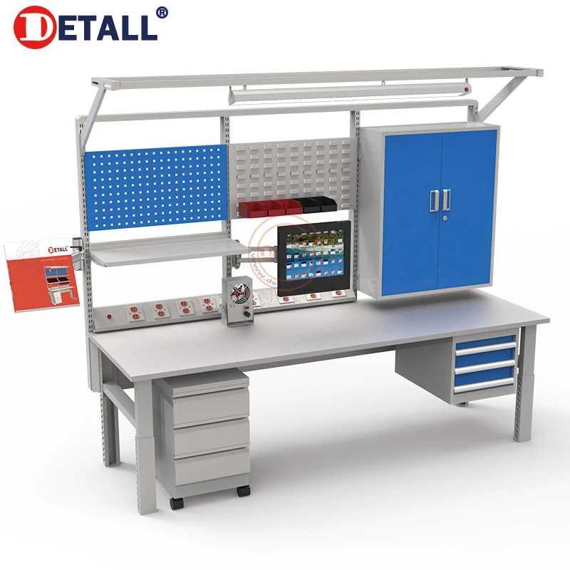 Esd Modular Workbench For School Lab With Wood Table Top Buy