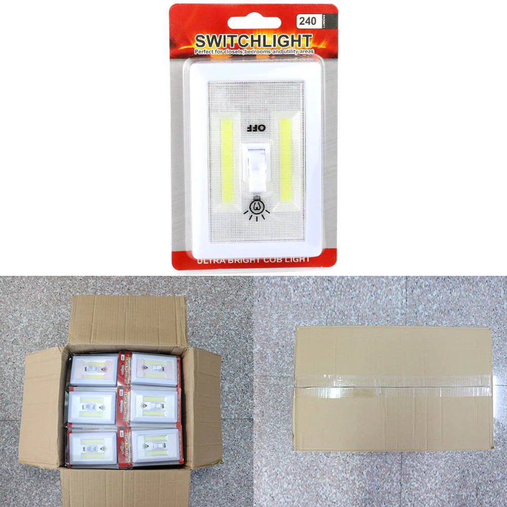 TS wireless cob led battery operated switch night light prefer for closet details