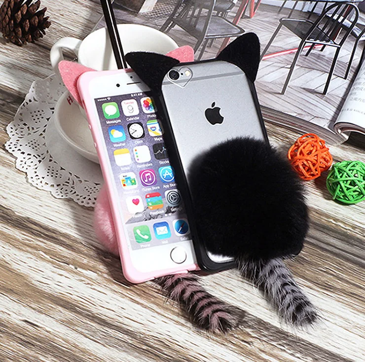 3D Cute Fun Little Cross-Eyed Cat Design Creative Wireless Earphone Case  Soft Silicone Anti-Scratch 