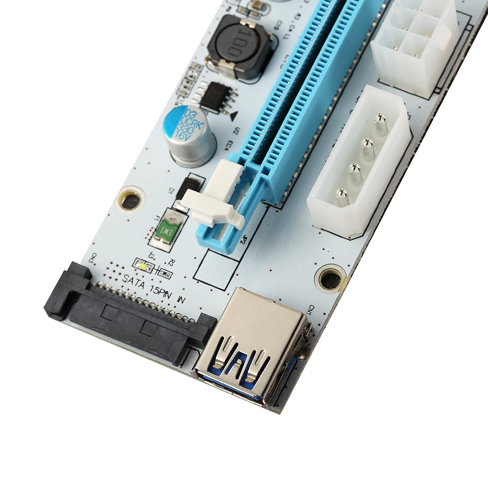 60 cm usb cable pcie riser pci-e x1 x16 ver 008s riser with 4