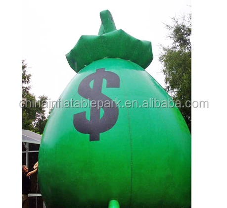 Рекламная гигантская надувная Сумка для денег/надувной кошелек воздушный шар/надувная Сумка для кошелька