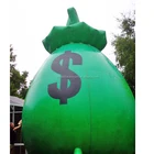 Publicidade infl&aacute;vel gigante saco de dinheiro/bolsa infl&aacute;vel bal&atilde;o/carteira saco de bal&atilde;o infl&aacute;vel