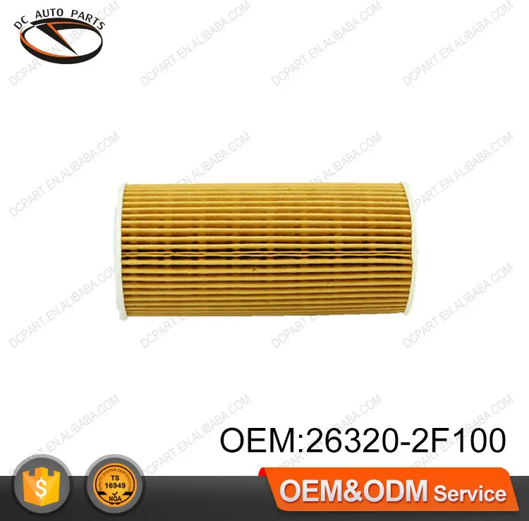 Excellent Oil Filters With Imported Paper For Korean Car Oem 26320