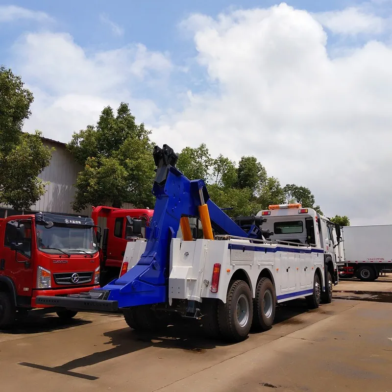8x4 Road Wrecker Truck/ 40 Ton Heavy Duty Rotator Wrecker Tow Trucks