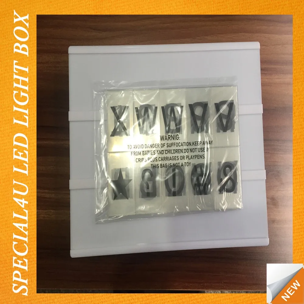 Light Box With Letters/alphabet Letters Light Box/decorative Light