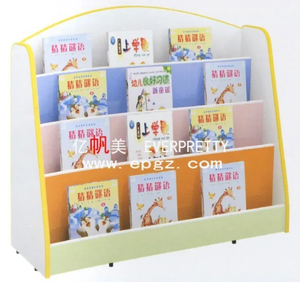 Cheap Nursery School Furniture Book Racks,Kids Book Shelf,Mdf Library