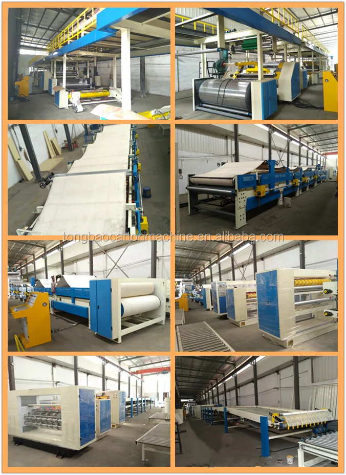 Tongbao 5 ply corrugated cardboard making machine